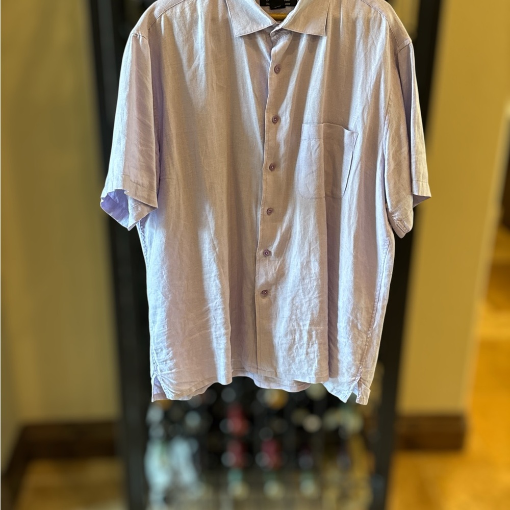 Pronto Uomo Light Purple Casual Button Down Shirt